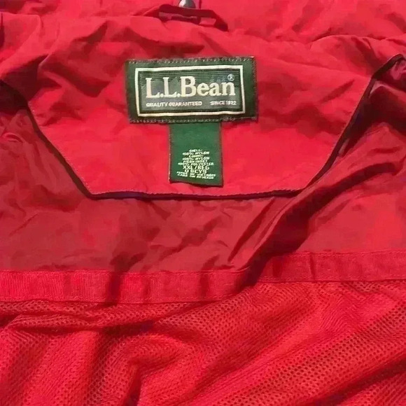 L.L. Bean 2 in 1 Wind/Water Resistance Shell and Zip Out Fleece Coat Men’s XXL - Picture 8 of 16